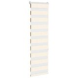 VidaXL store zèbre 45x150 cm largeur de tissu 40,9 cm polyester marbre beige