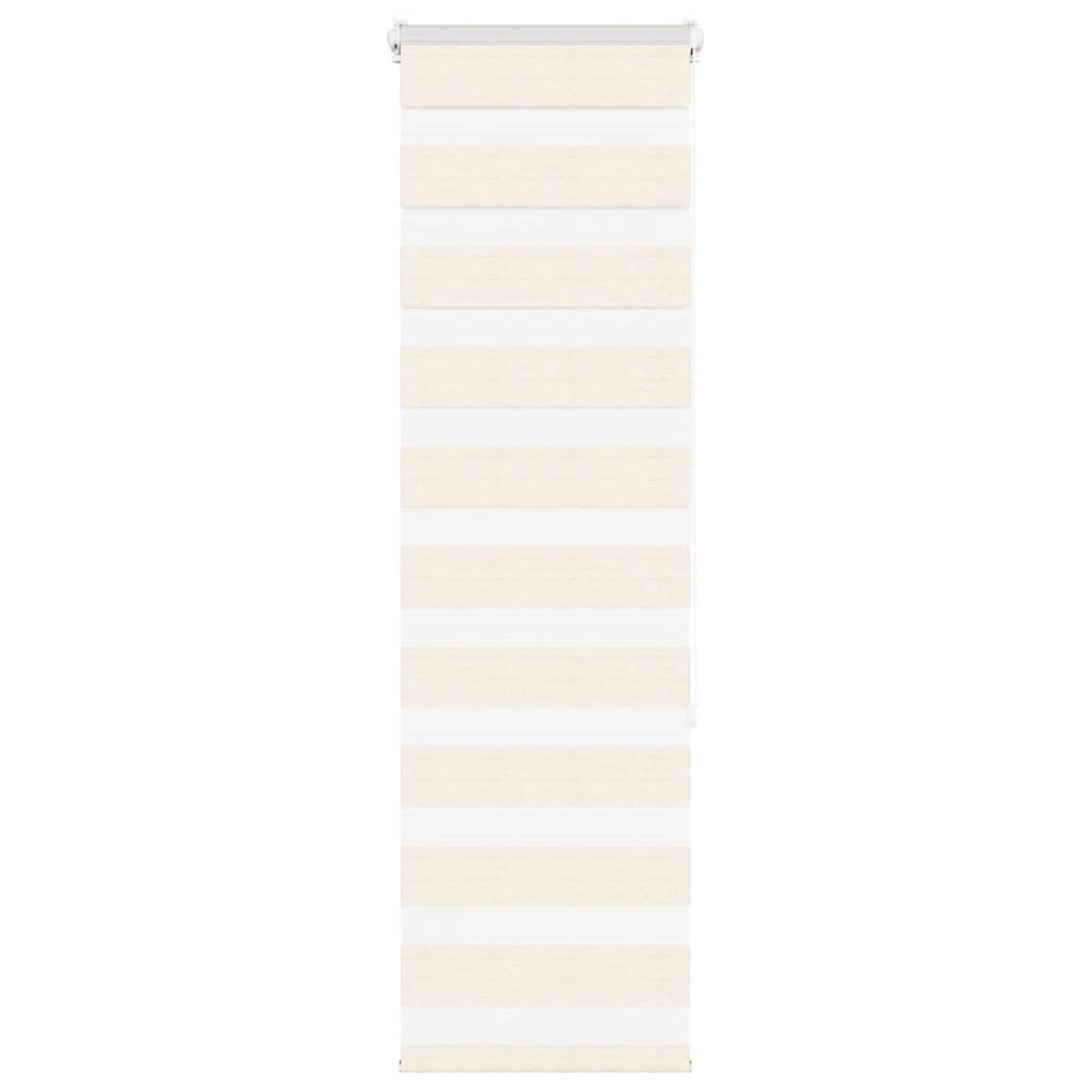 VidaXL store zèbre 50x150 cm largeur de tissu 55,9 cm polyester marbre beige