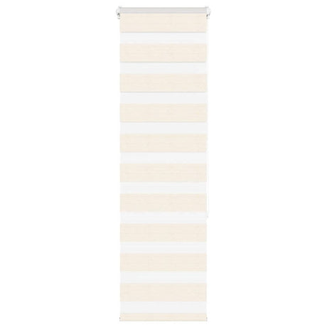 VidaXL store zèbre 50x150 cm largeur de tissu 55,9 cm polyester marbre beige