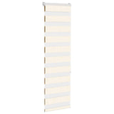 Vidaxl Zebra Blind 50x150 cm Dammbredd 55,9 cm Polyester Marmerbeige