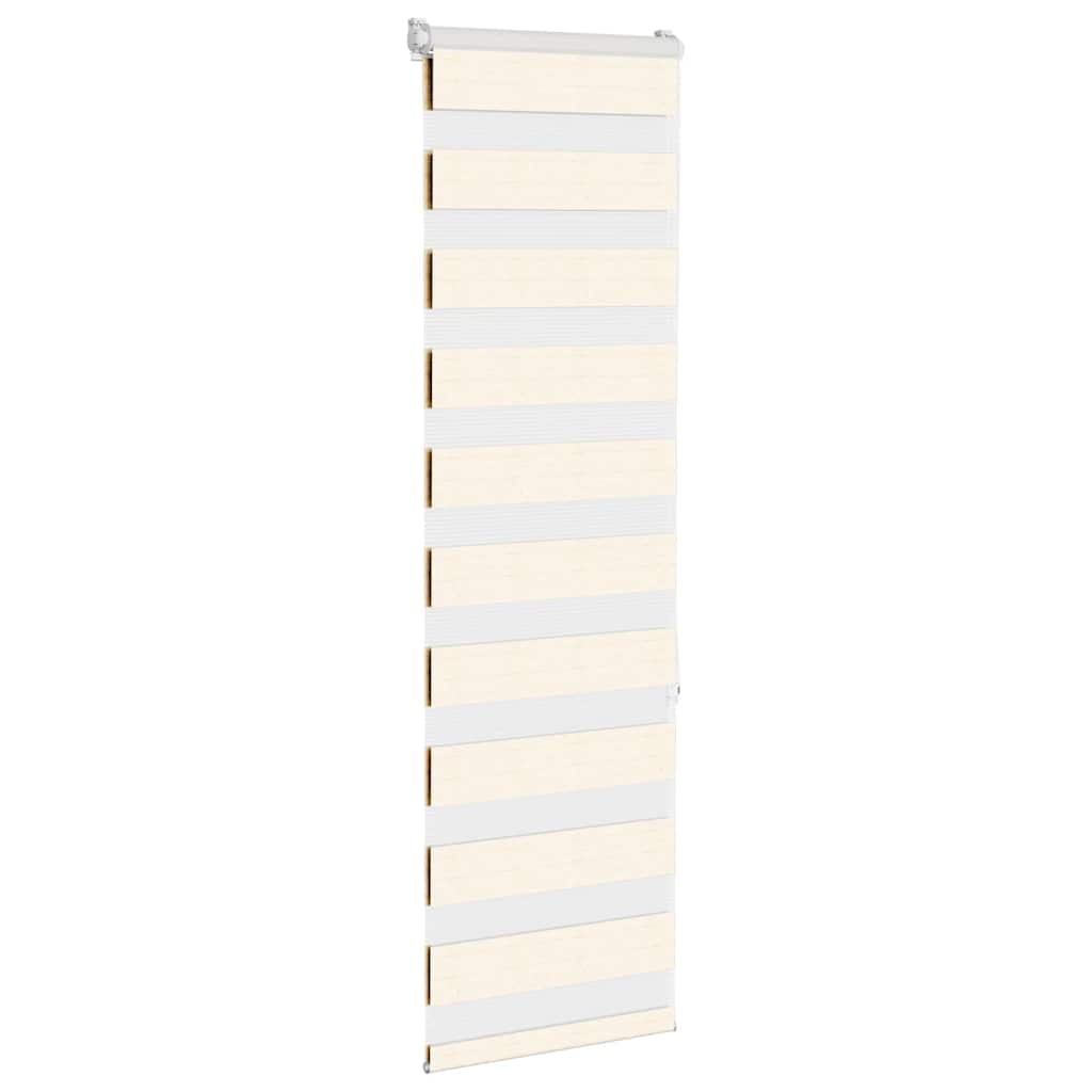 VidaXL store zèbre 50x150 cm largeur de tissu 55,9 cm polyester marbre beige