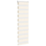 VidaXL store zèbre 50x150 cm largeur de tissu 55,9 cm polyester marbre beige