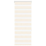 Vidaxl zebra blind 55x150 cm stofbreedte 50,9 cm polyester marmerbeige