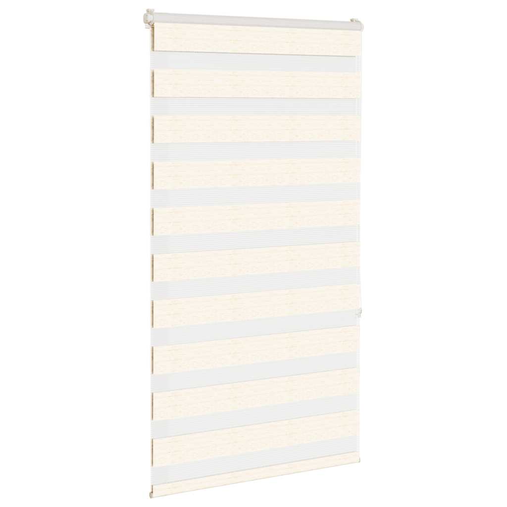 VidaXL store zèbre 80x150 cm largeur de tissu 75,9 cm polyester marbre beige