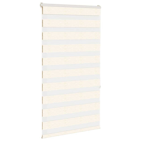 VidaXL store zèbre 80x150 cm largeur de tissu 75,9 cm polyester marbre beige