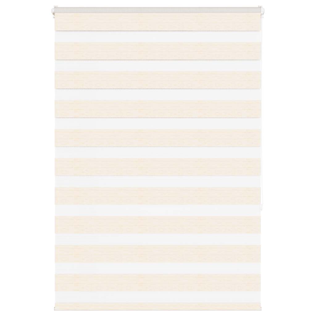 Vidaxl zebra blind 105x150cm stofbreedte 100,9cm polyester marmerbeige