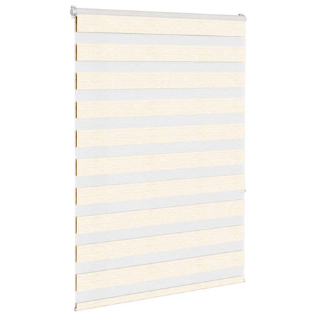 VidaXL store enrouleur zèbre 110x150 cm largeur de tissu 105,9 cm marbre beige