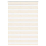 VidaXL store enrouleur zèbre 115x150 cm largeur de tissu 110,9 cm marbre beige