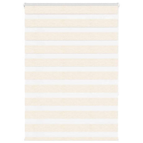VidaXL store enrouleur zèbre 115x150 cm largeur de tissu 110,9 cm marbre beige