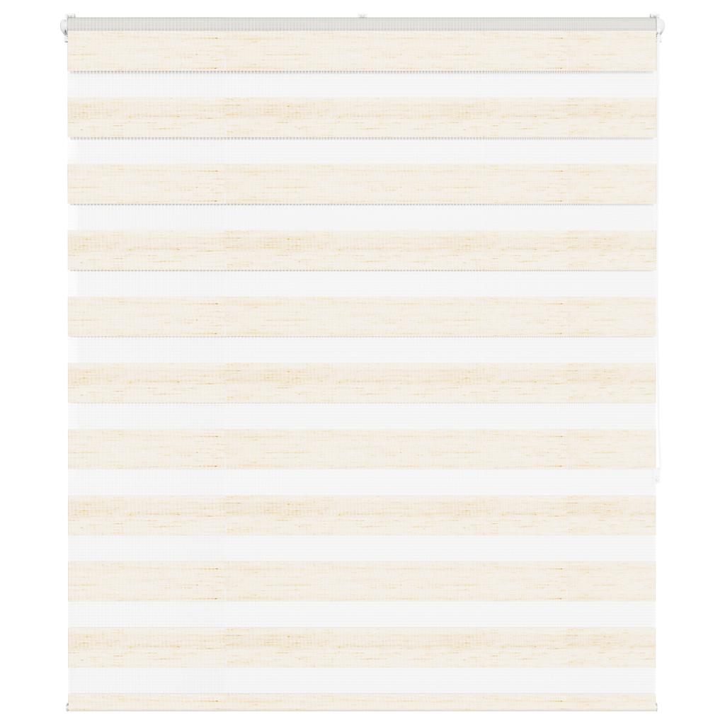 Vidaxl Zebra Roller Blind 120x150 cm de polvo ancho 115.9 cm marmerbeige