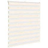 Vidaxl Zebra Rouleau aveugle 105x150 cm Largeur de poussière 100,9 cm Marmerbeige