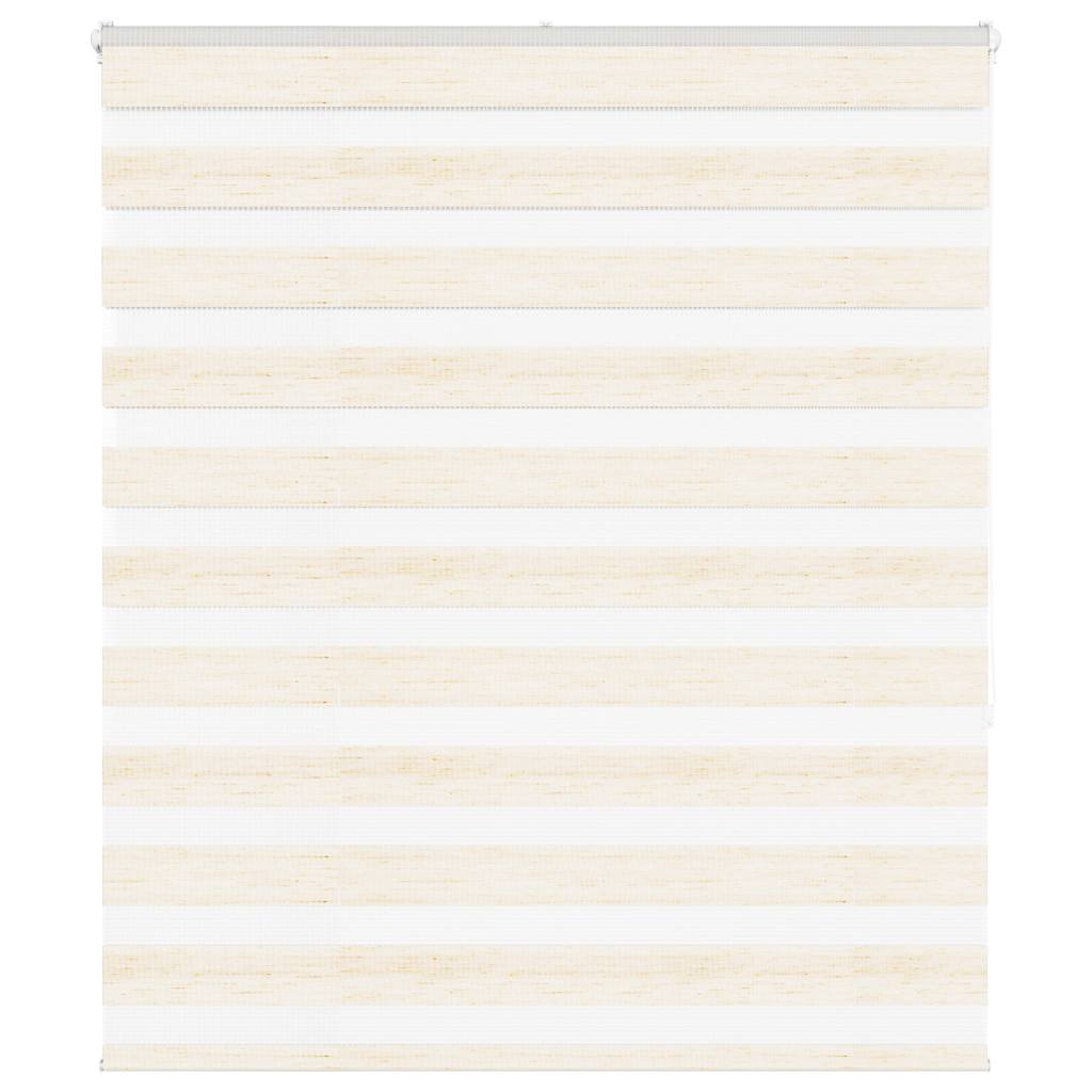 Vidaxx store enrouleur zèbre 135x150 cm largeur de tissu 130,9 cm marbre beige