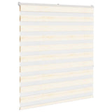 Vidaxl Zebra roller blind 135x150 cm dust width 130.9 cm Marmerbeige