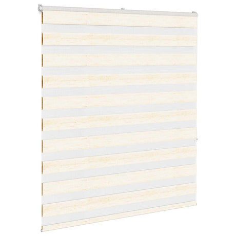 Vidaxx store enrouleur zèbre 135x150 cm largeur de tissu 130,9 cm marbre beige