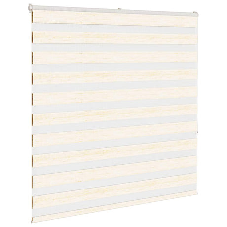 VidaXL store enrouleur zèbre 140x150 cm largeur de tissu 135,9 cm marbre beige