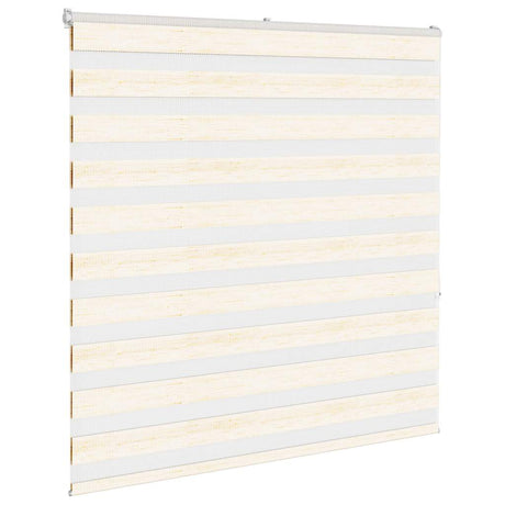 VidaXL store zèbre 145x150cm largeur de tissu 140,9cm polyester marbre beige