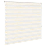 Vidaxl Zebra Roller Blind 160x150 cm Dammbredd 155,9 cm MARMERBEIGE