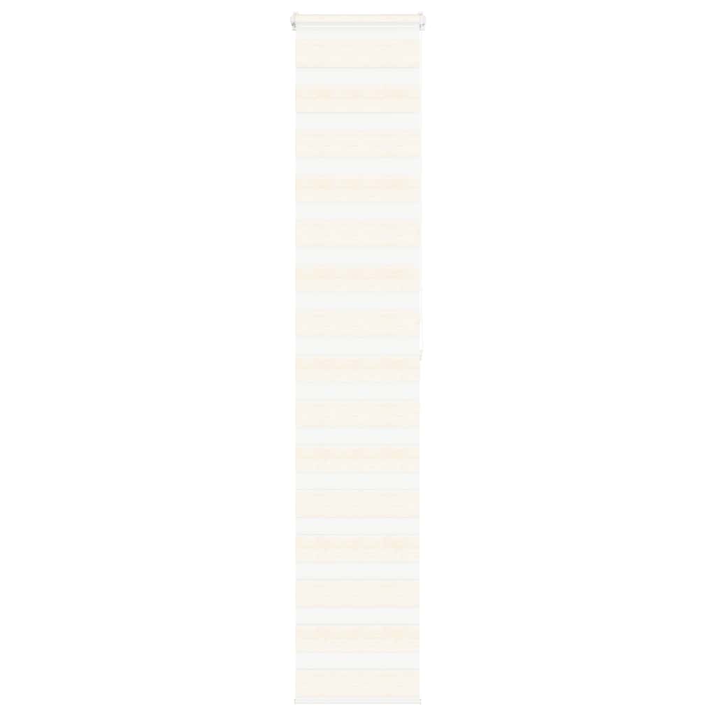 VidaXL store enrouleur zèbre 40x200 cm largeur de tissu 35,9 cm marbre beige