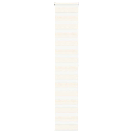 VidaXL store enrouleur zèbre 40x200 cm largeur de tissu 35,9 cm marbre beige
