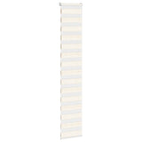 VidaXL store enrouleur zèbre 40x200 cm largeur de tissu 35,9 cm marbre beige