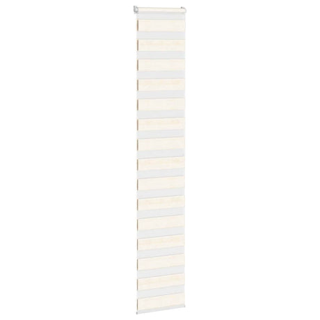 VidaXL store enrouleur zèbre 40x200 cm largeur de tissu 35,9 cm marbre beige