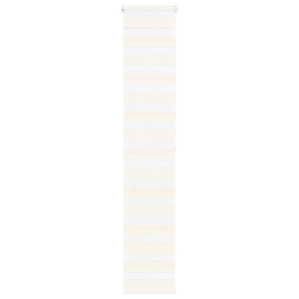 VidaXL store enrouleur zèbre 50x200 cm largeur de tissu 45,9 cm marbre beige