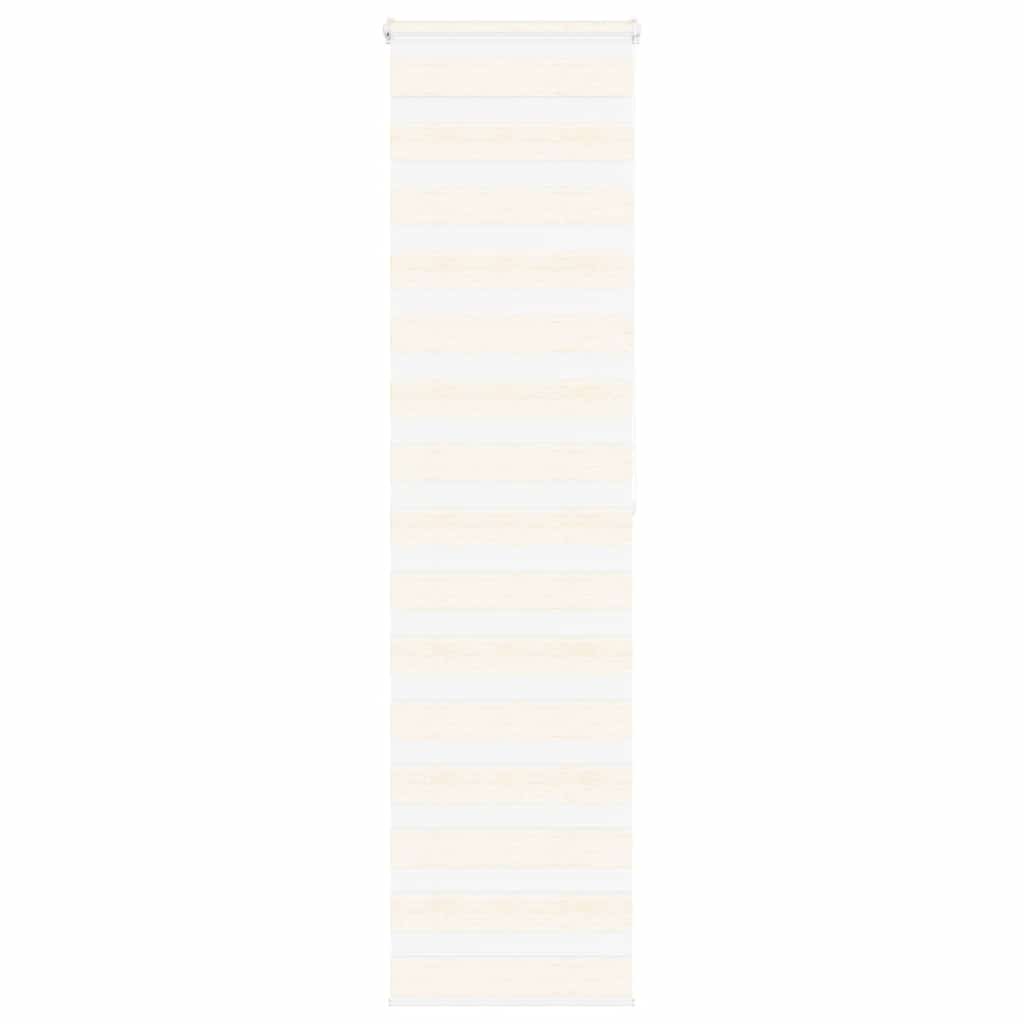 Vidaxx store enrouleur zèbre 65x200 cm largeur de tissu 60,9 cm marbre beige