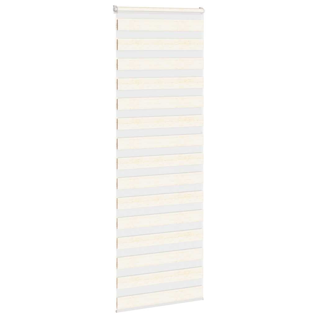 Vidaxl zebra rolgordijn 80x200 cm stofbreedte 75,9 cm marmerbeige