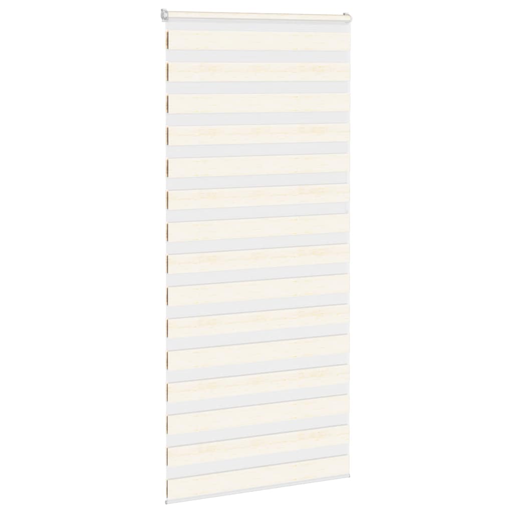 Vidaxl Zebra roller blind 105x200 cm dust width 100.9 cm Marmerbeige