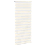 Vidaxl Zebra Roller Blind 105x200 cm Staubbreite 100,9 cm Marmerbeige