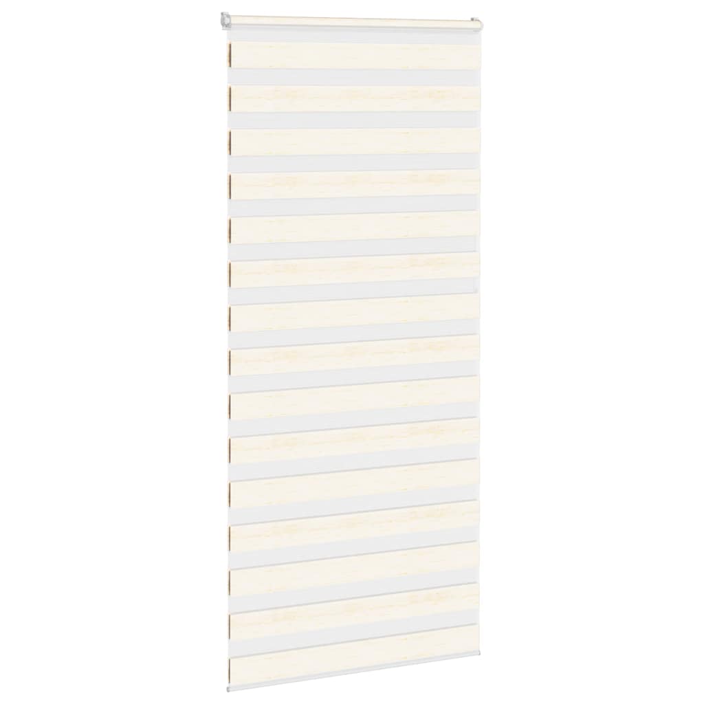 VidaXL store enrouleur zèbre 105x200 cm largeur de tissu 100,9 cm marbre beige