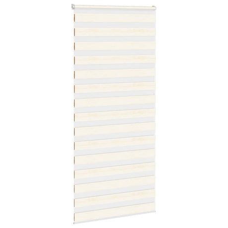 VidaXL store enrouleur zèbre 105x200 cm largeur de tissu 100,9 cm marbre beige