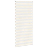 Vidaxl Zebra Roller Blind 115x200 cm Szerokość pyłu 110,9 cm marmerbeige