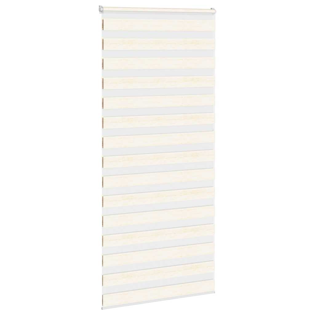 Vidaxx store enrouleur zèbre 115x200 cm largeur de tissu 110,9 cm marbre beige