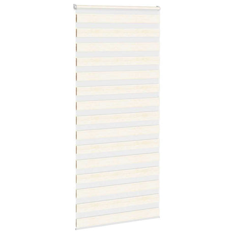 Vidaxx store enrouleur zèbre 115x200 cm largeur de tissu 110,9 cm marbre beige