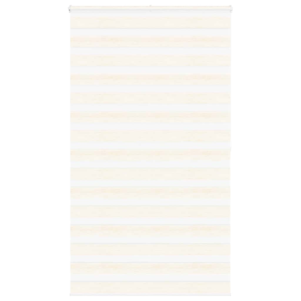 Vidaxl Zebra Roller Blind 120x200 cm Dammbredd 115,9 cm Marmerbeige