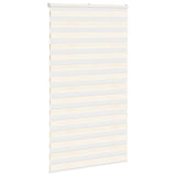 Vidaxl zebra rolgordijn 125x200 cm stofbreedte 120,9 cm marmerbeige