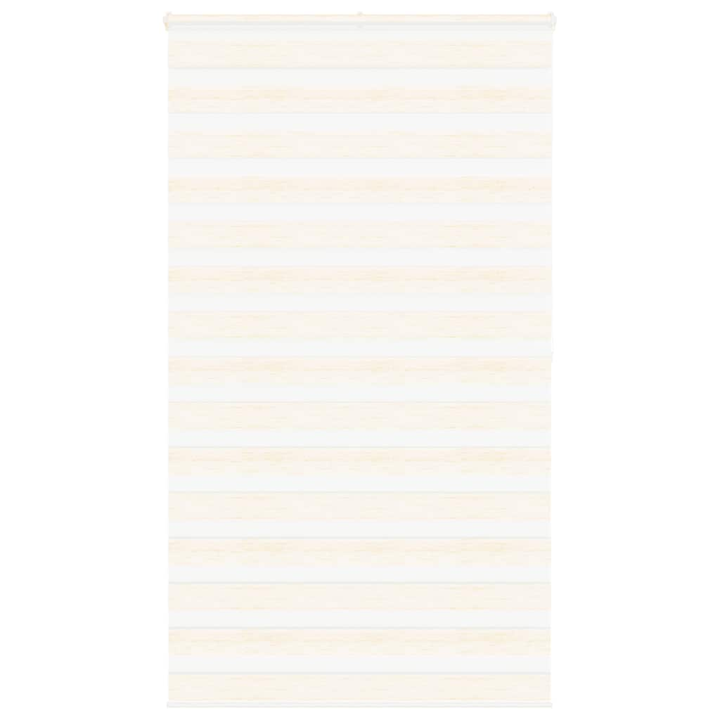 Vidaxl Zebra Roller Blind 130x200 cm Stoffbredde 125,9 cm Marmerbeige