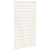 Vidaxl Zebra Rouleau aveugle 130x200 cm Largeur de tissu 125,9 cm Marmerbeige