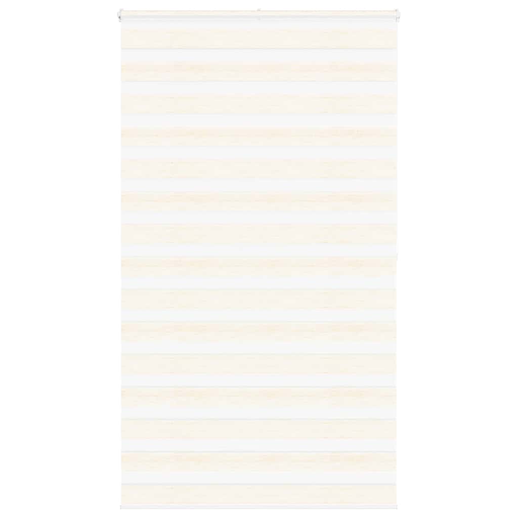 VidaXL store enrouleur zèbre 135x200 cm largeur de tissu 130,9 cm marbre beige