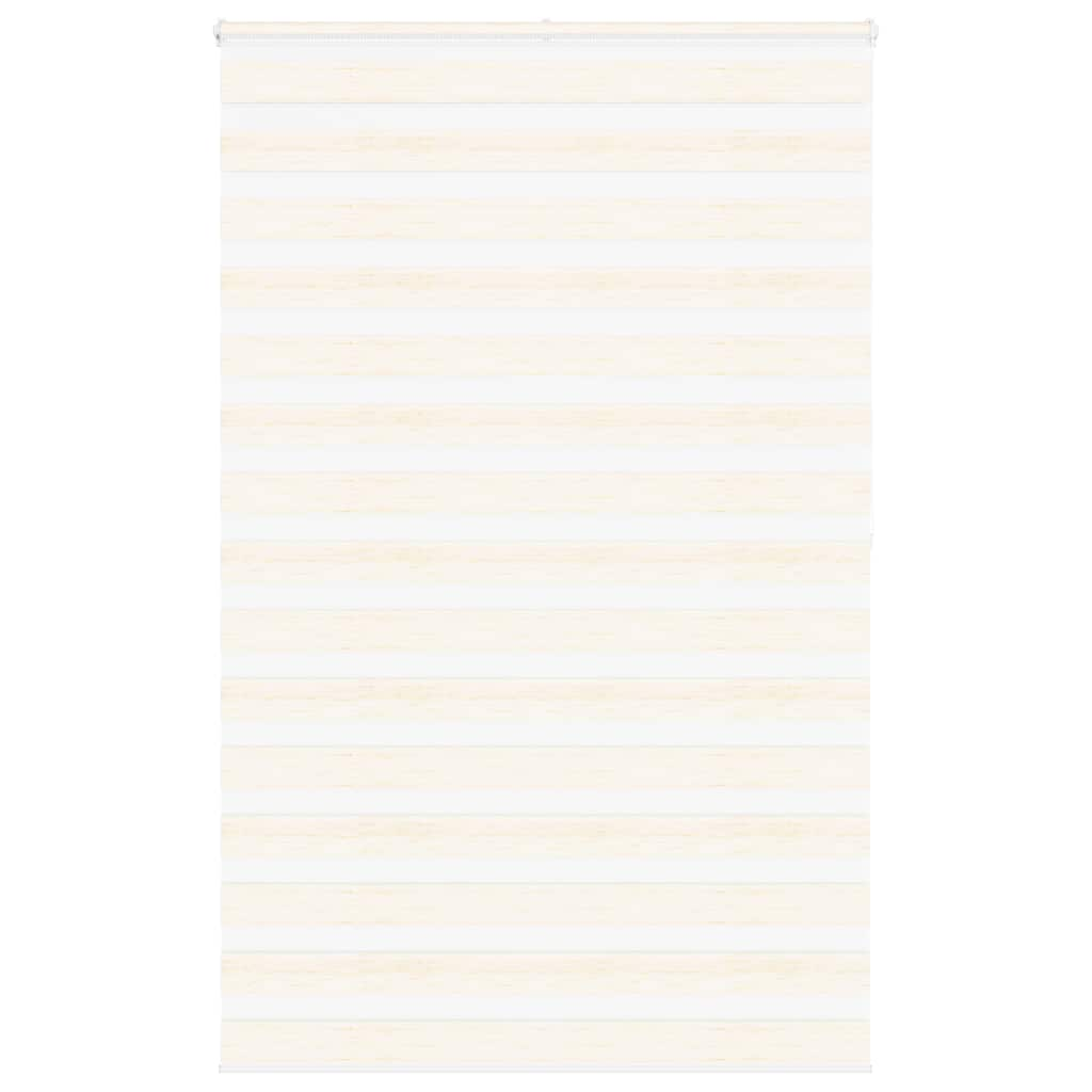 Vidaxl Zebra Rouleau aveugle 145x200 cm Largeur de poussière 140,9 cm Marmerbeige