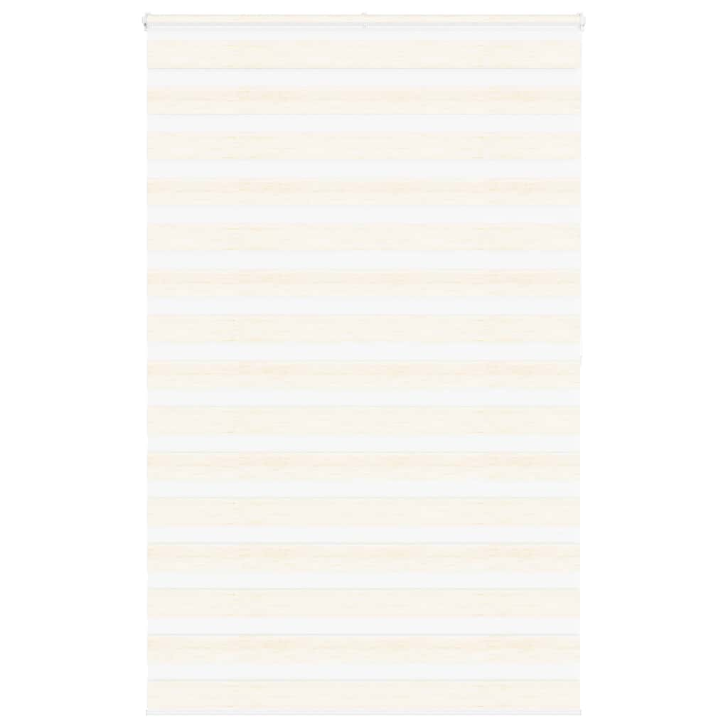 Vidaxl Zebra roller blind 150x200 cm dust width 145.9 cm Marmerbeige