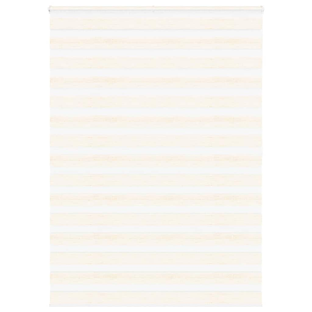 Vidaxl Zebra Roller Blind 155x200 cm Larghezza tessuto 150,9 cm Marmerbeige