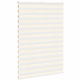 Vidaxl Zebra Roller Blind 155x200 cm Larghezza tessuto 150,9 cm Marmerbeige