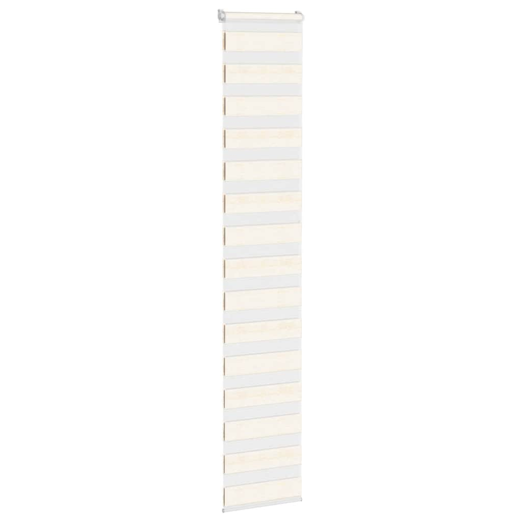 Vidaxl Zebra Roller Blind 40x230 cm Stoffbreite 35,9 cm Marmerbeige