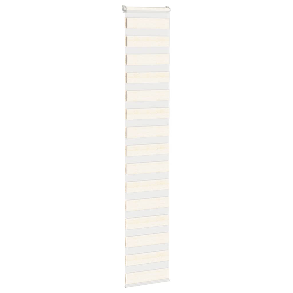 VidaXL store enrouleur zèbre 40x230 cm largeur de tissu 35,9 cm marbre beige