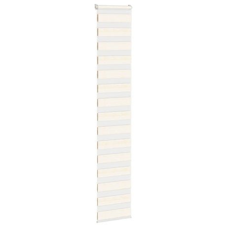 VidaXL store enrouleur zèbre 40x230 cm largeur de tissu 35,9 cm marbre beige
