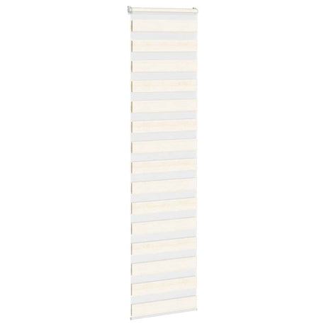 VidaXL store enrouleur zèbre 65x230 cm largeur de tissu 60,9 cm marbre beige