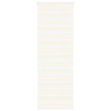 VidaXL store enrouleur zèbre 75x230 cm largeur de tissu 70,9 cm marbre beige
