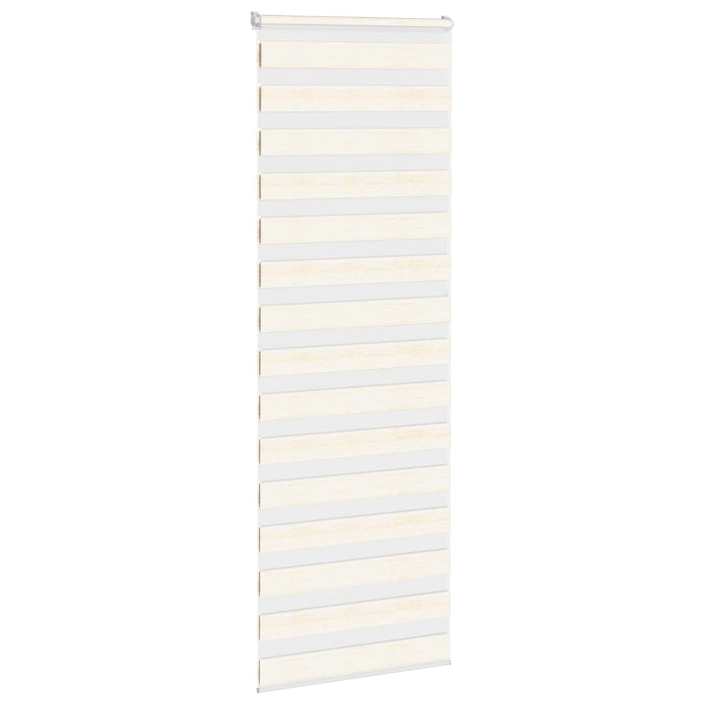 Vidaxl zebra rolgordijn 85x230 cm stofbreedte 80,9 cm marmerbeige